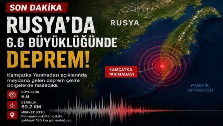 Rusya’da 6.6 Büyüklüğünde Deprem Meydana Geldi