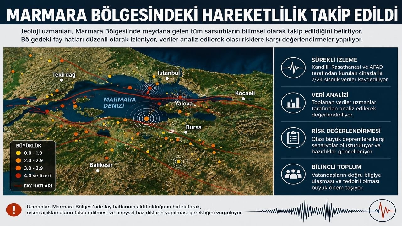 Sakarya'da 3.6 Büyüklüğünde Deprem