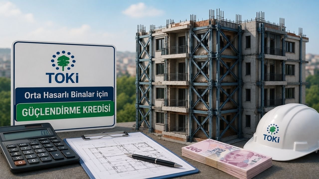 TOKİ Orta Hasarlı Binalar için Güçlendirme Kredisi