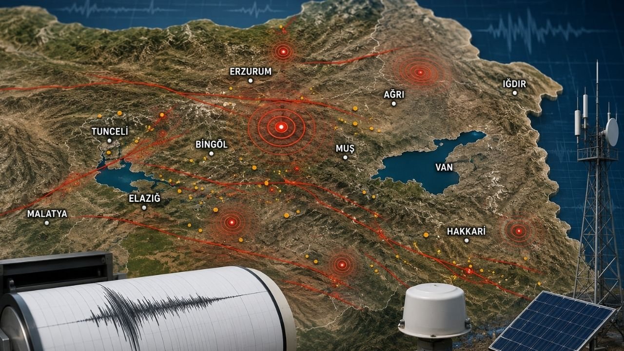Van'da 3.4 Büyüklüğünde Deprem
