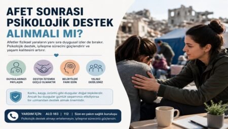 Afet Sonrası Psikolojik Destek Alınmalı mı? Psikolojik Destek Neden Önemli?