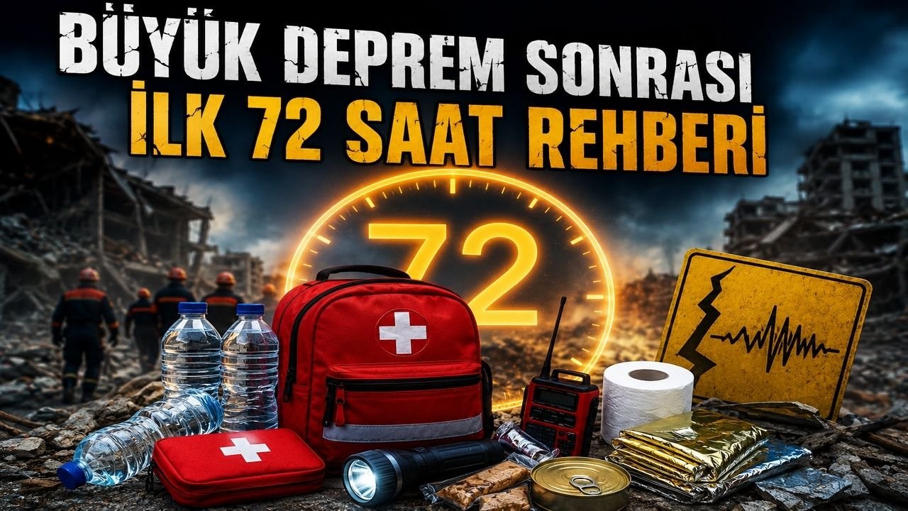 Büyük Deprem Sonrası İlk 72 Saat Rehberi