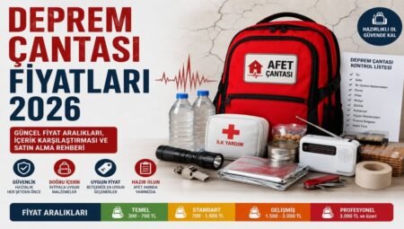 Deprem Çantası Fiyatları 2026: Güncel Fiyat Aralıkları, İçerik Karşılaştırması ve Satın Alma Rehberi