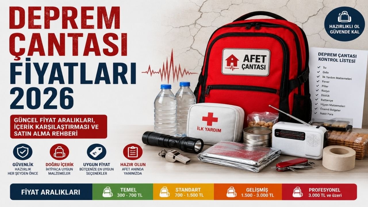 Deprem Çantası Fiyatları