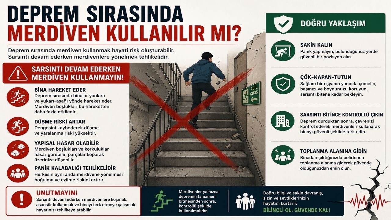 Deprem Esnasında Asansör Kullanılır mı