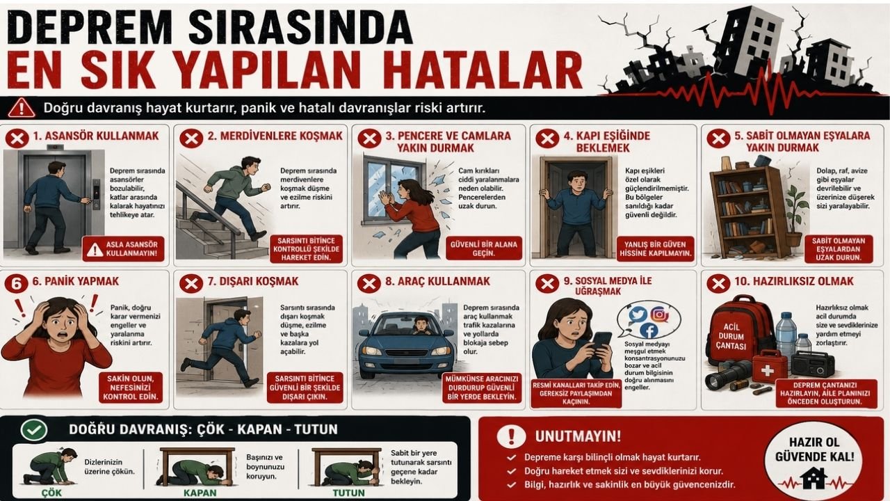 Deprem Esnasında Asansör Kullanılır mı