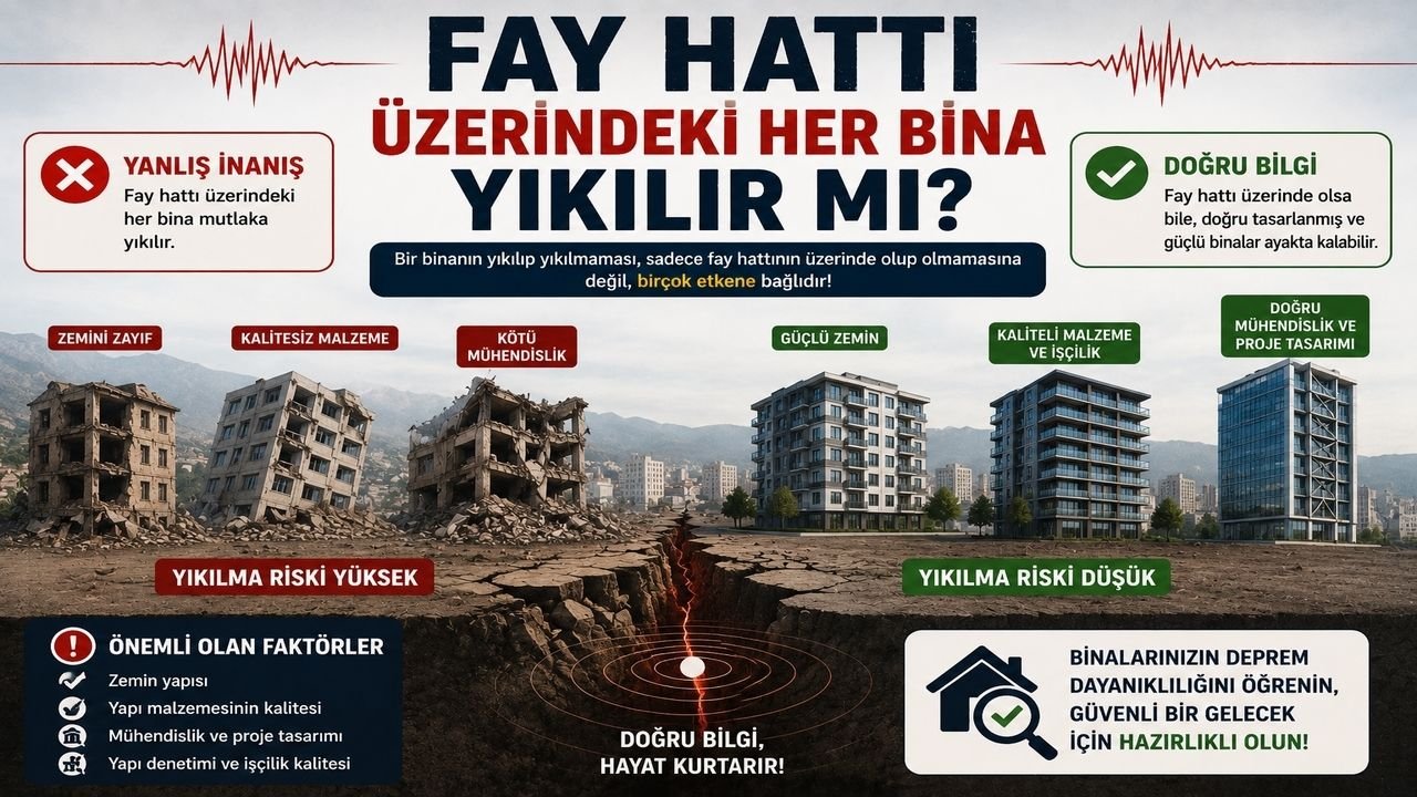 Deprem ile İlgili Doğru Bilinen Yanlışlar