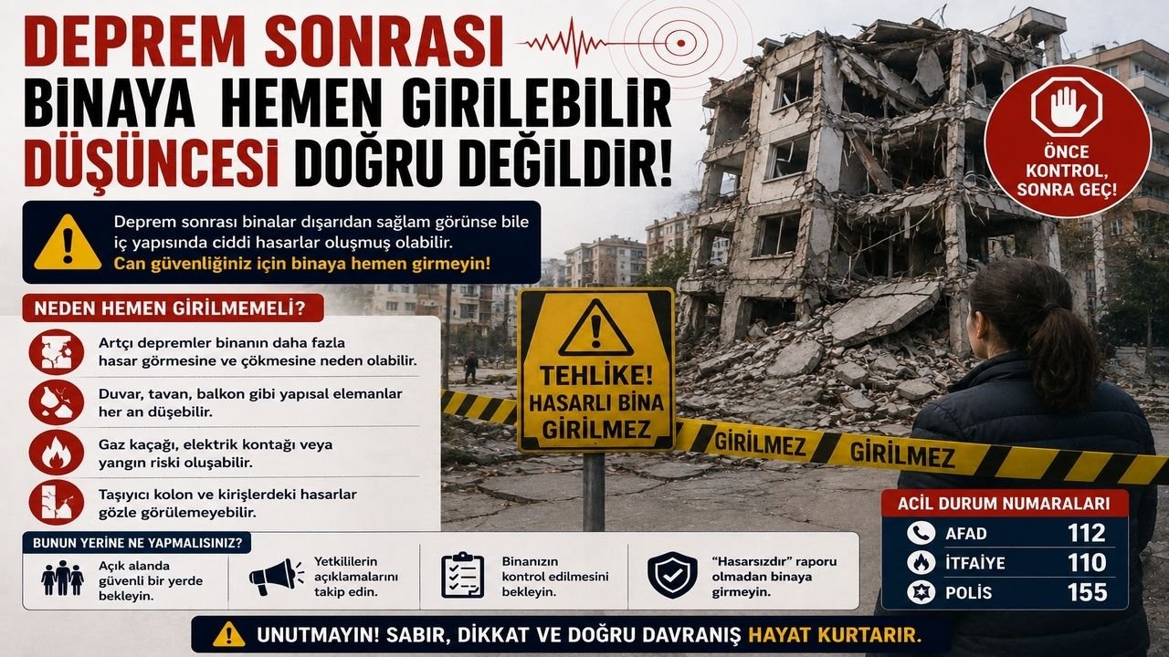 Deprem ile İlgili Doğru Bilinen Yanlışlar