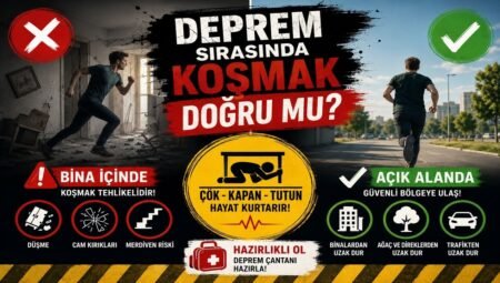 Deprem Sırasında Koşmak Doğru mu? Uzmanların Önerdiği Güvenli Davranışlar