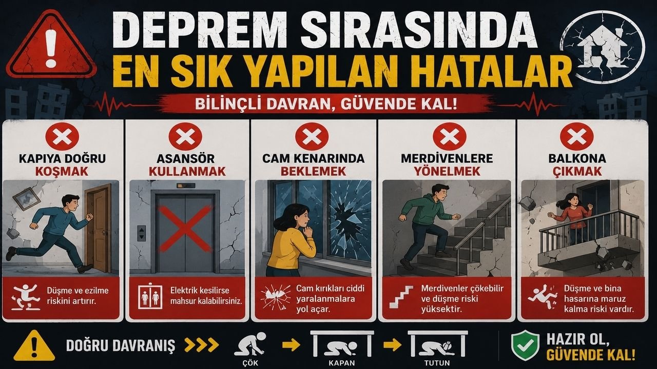 Deprem Sırasında Koşmak Doğru mu