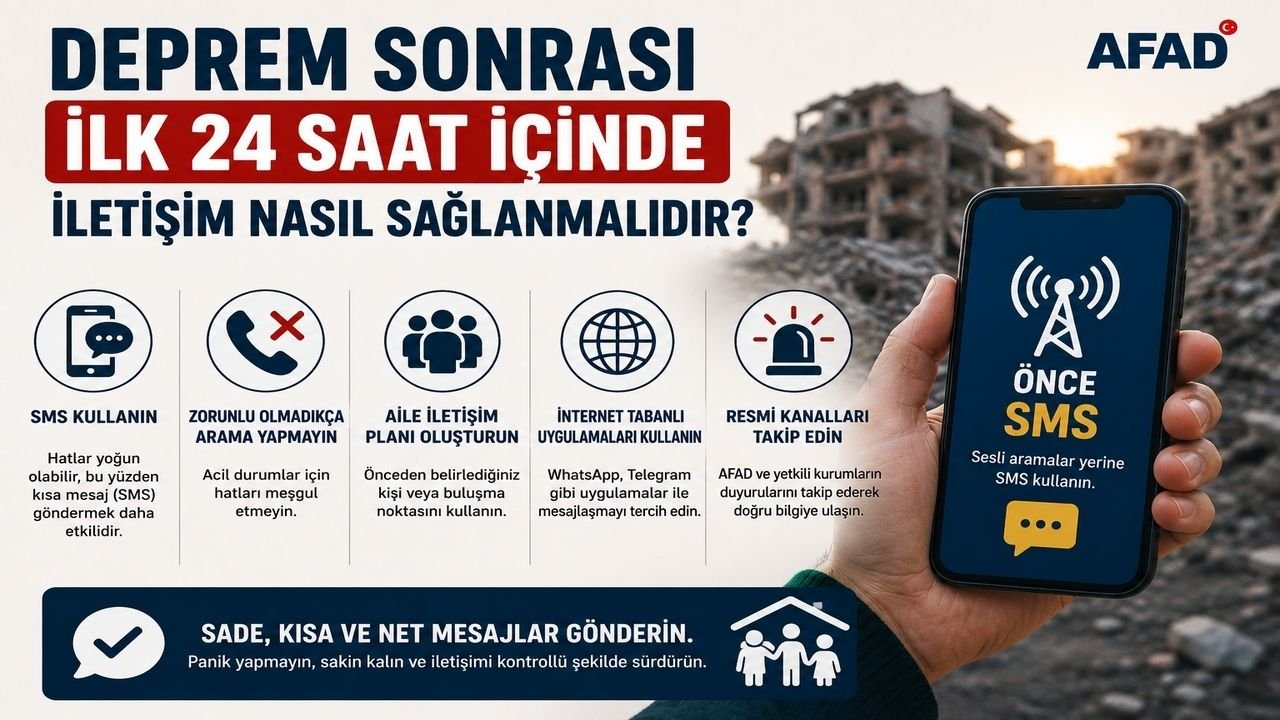 Deprem Sonrası İlk 24 Saat