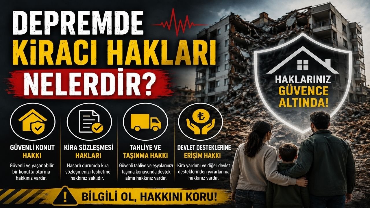 Deprem Sonrası Kiracının Hakları