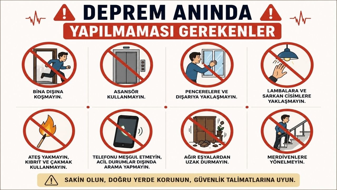 Deprem Sonrası Ne Yapmalı