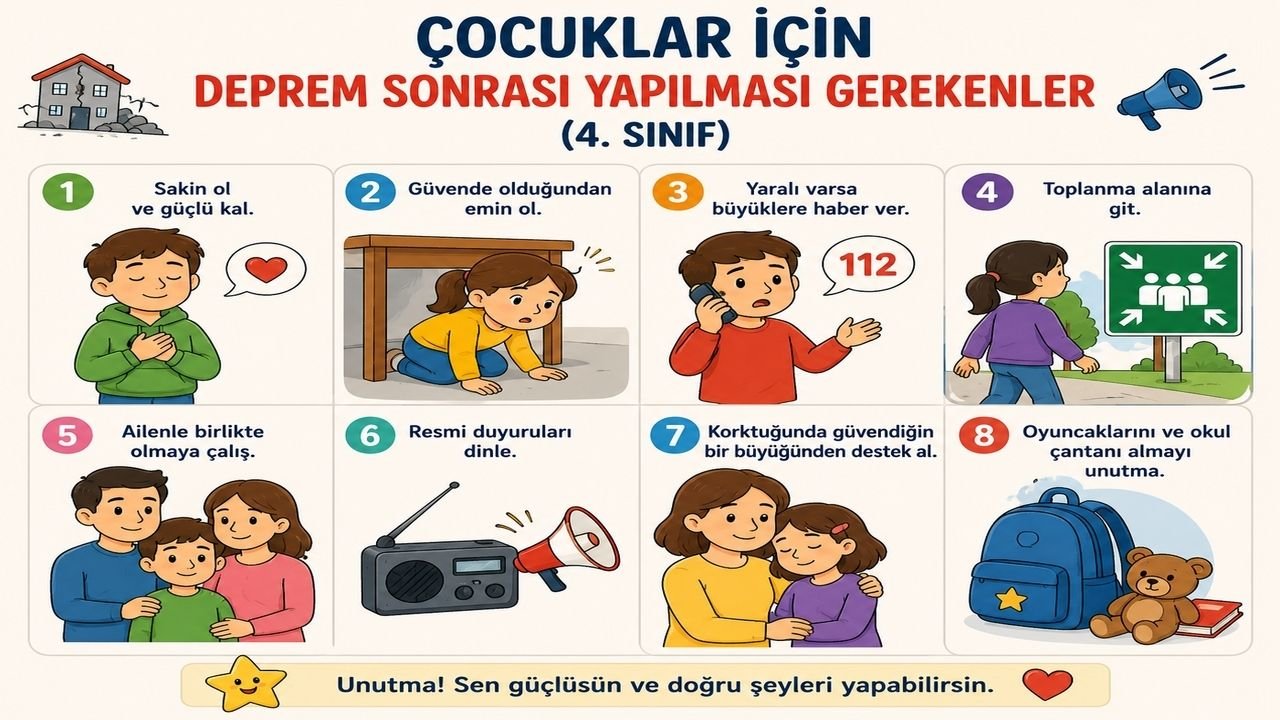 Deprem Sonrası Ne Yapmalı