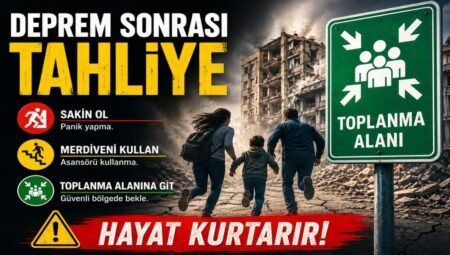 Deprem Sonrası Tahliye Sürecinde Doğru Adımlar ve Güvenli Hareket Rehberi