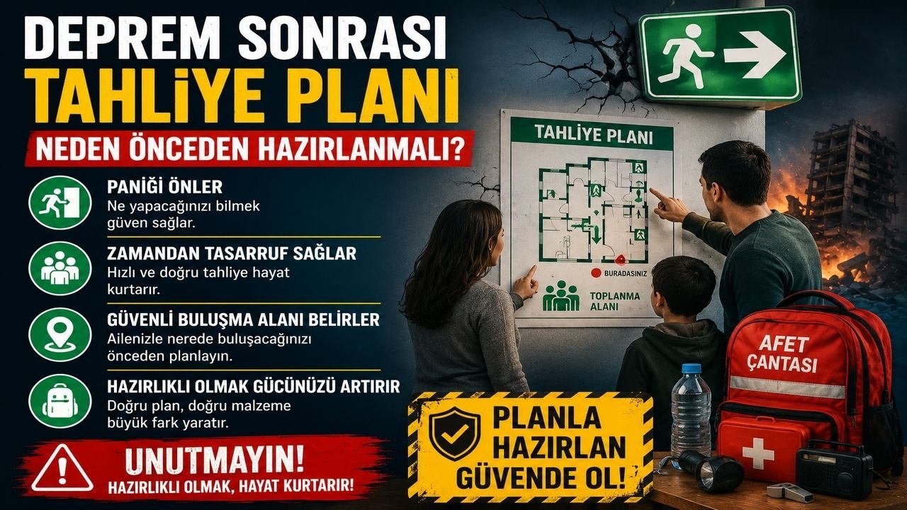 Deprem Sonrası Tahliye 