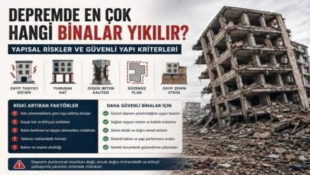 Depremde En Çok Hangi Binalar Yıkılır? Yapı Güvenliğini Belirleyen Kritik Faktörler