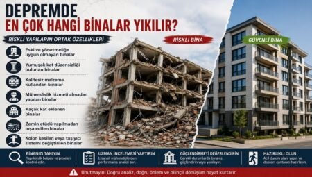 Depremde En Çok Hangi Binalar Yıkılır? Riskli Yapıları Belirleyen En Önemli Faktörler