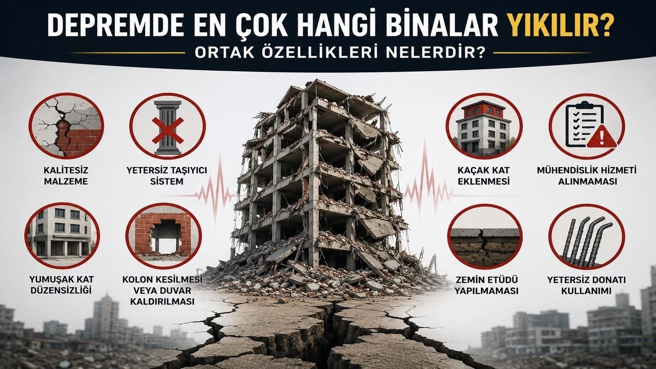 Depremde En Çok Hangi Binalar Yıkılır