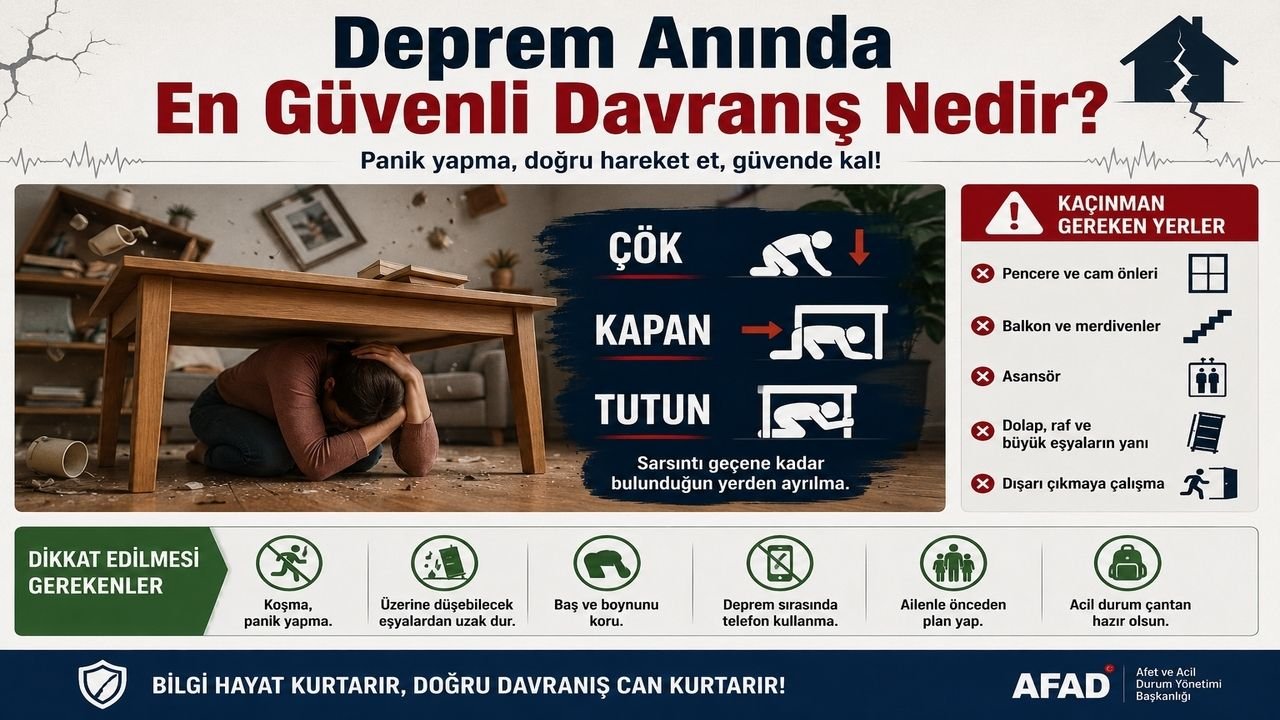 Depremde Kapı Altı Güvenli mi