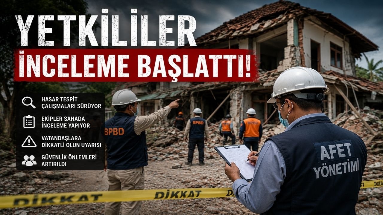 Endonezya'da 5.1 Büyüklüğünde Deprem