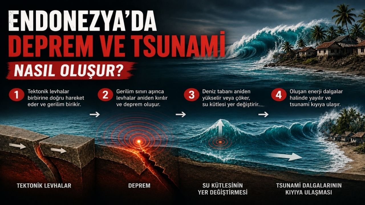Endonezya'da Deprem ve Tsunami