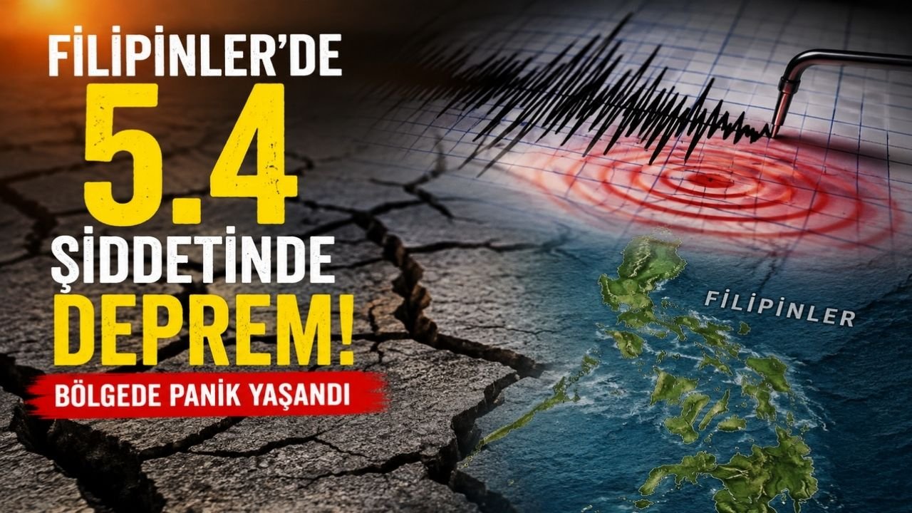 Filipinler'de 5.4 Şiddetinde Deprem
