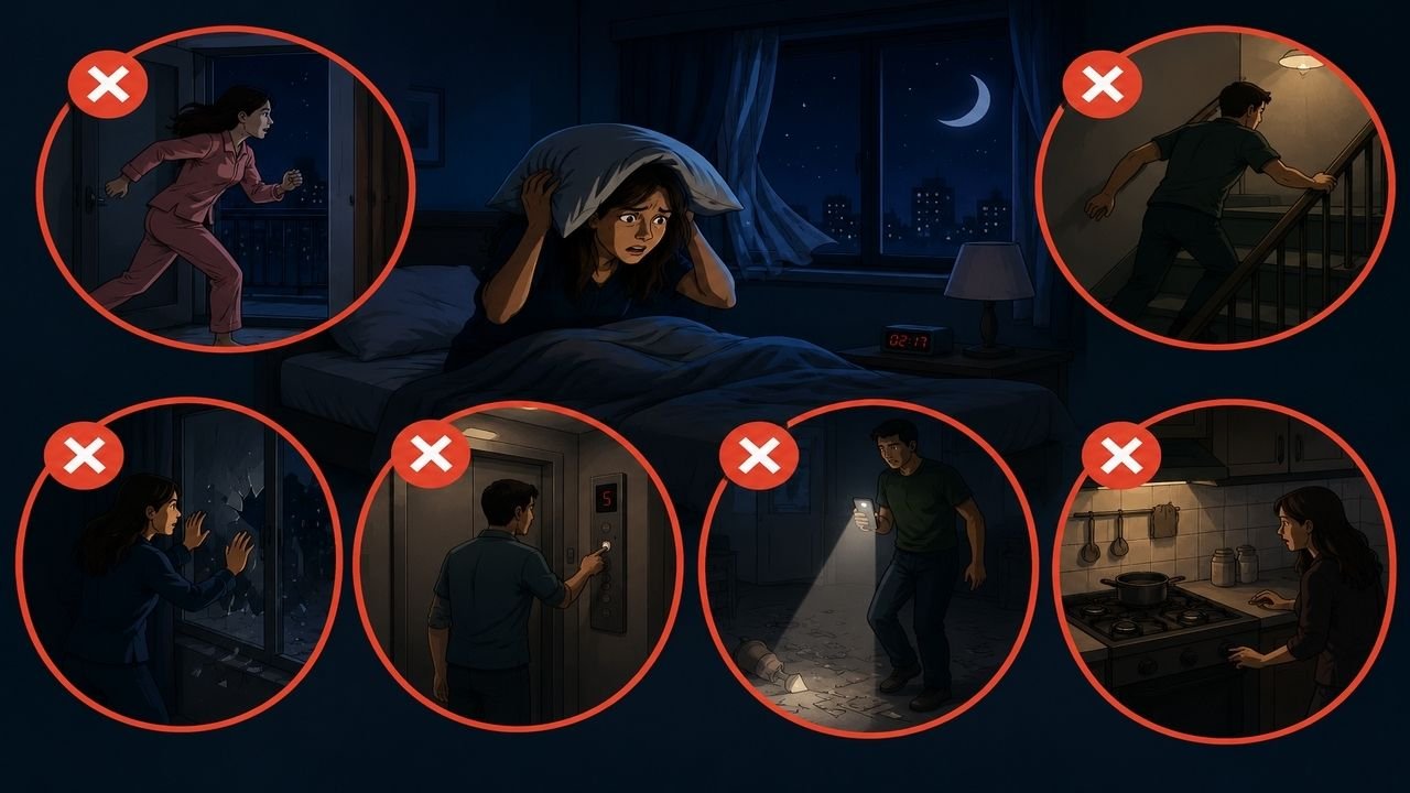 Gece Deprem Olursa Ne Yapmalıyım