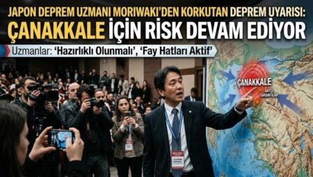 Japon Deprem Uzmanı Moriwaki’den Korkutan Deprem Uyarısı: Çanakkale için Risk Devam Ediyor