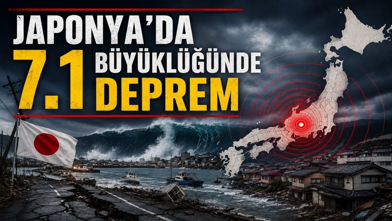 Japonya'da 7.1 Büyüklüğündeki Deprem
