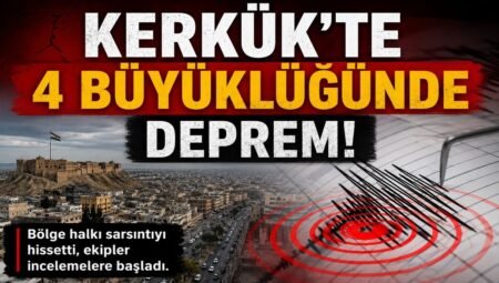 Kerkük’te 4 Büyüklüğünde Deprem Kısa Süreli Paniğe Neden Oldu