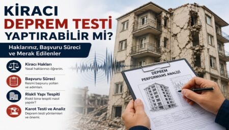 Kiracı Deprem Testi Yaptırabilir mi? Haklar, Süreç ve Merak Edilen Tüm Detaylar