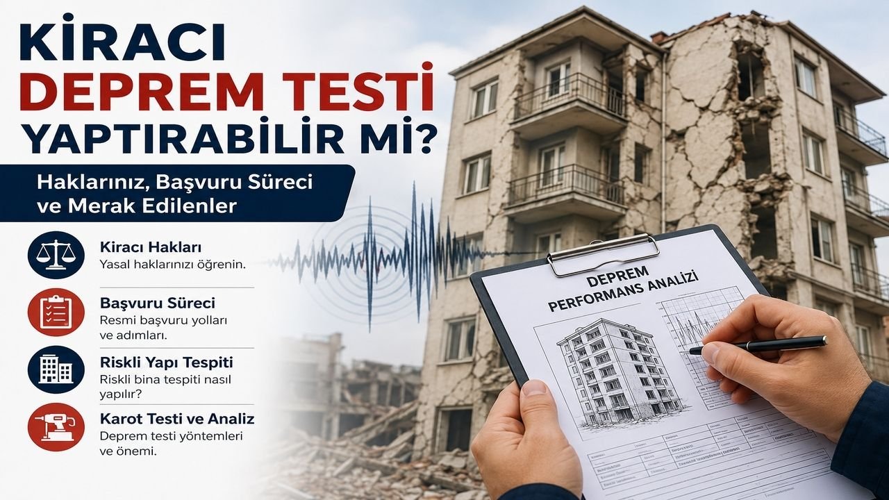 Kiracı Deprem Testi Yaptırabilir mi