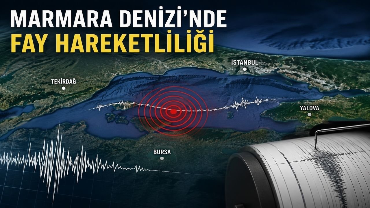 Marmara Denizi'nde Fay Hareketliliği