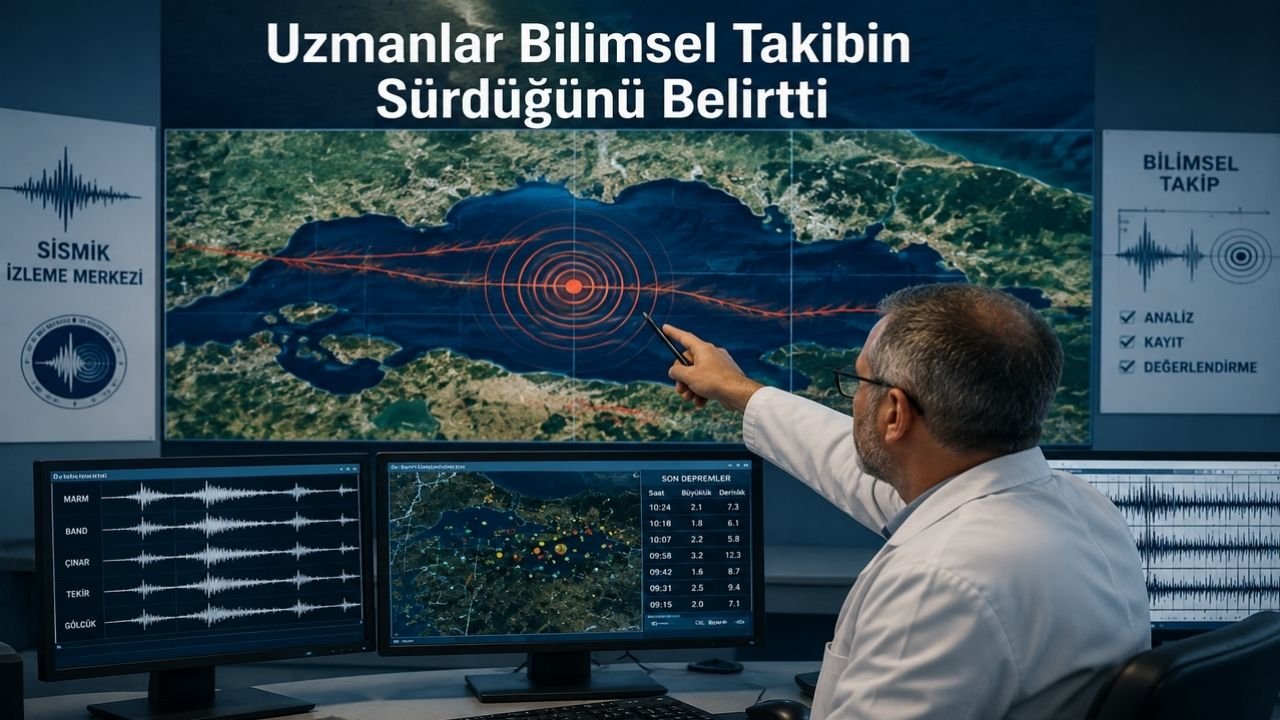 Marmara Denizi'nde Fay Hareketliliği