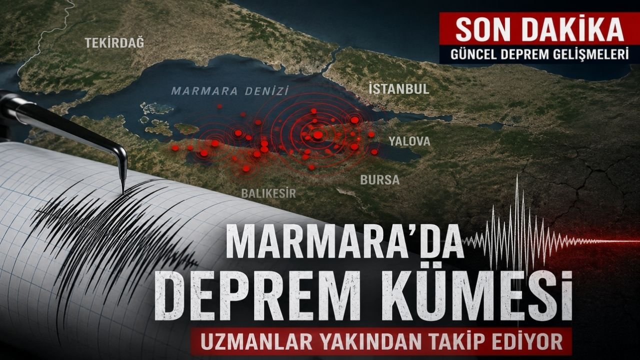 Marmara'da Deprem Kümesi