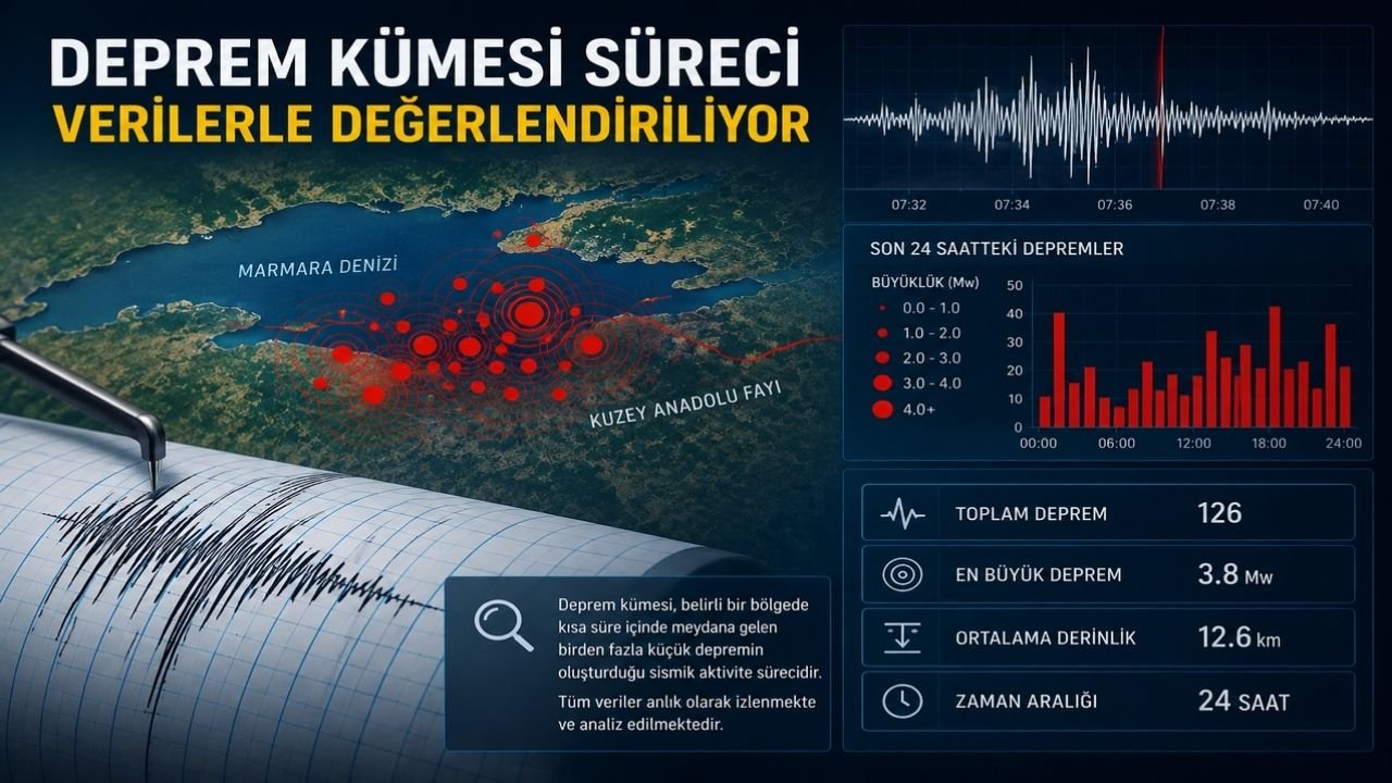 Marmara'da Deprem Kümesi