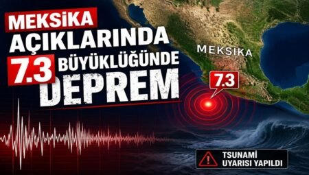 Meksika Açıklarında 7.3 Büyüklüğünde Deprem Meydana Geldi