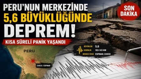 Peru’nun Merkezinde 5.6 Büyüklüğünde Deprem Meydana Geldi