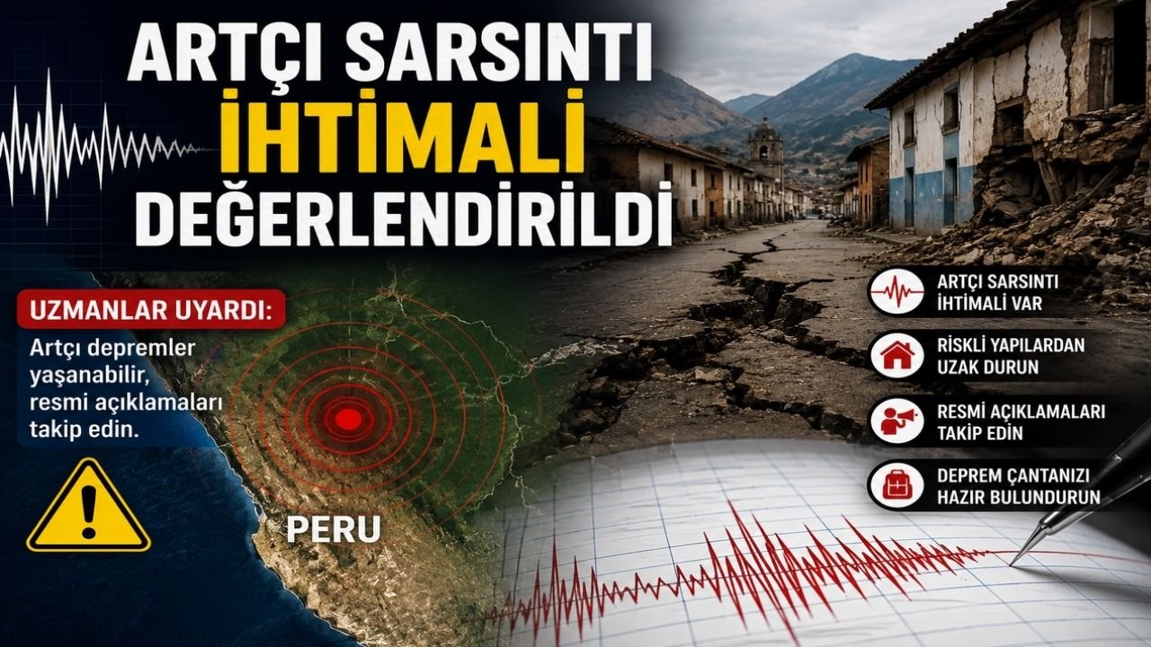 Peru’nun Merkezinde 5.6 Büyüklüğünde Deprem