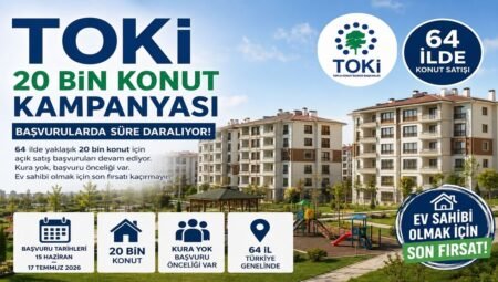TOKİ 20 Bin Konut Kampanyası Başvurularında Süre Daralıyor