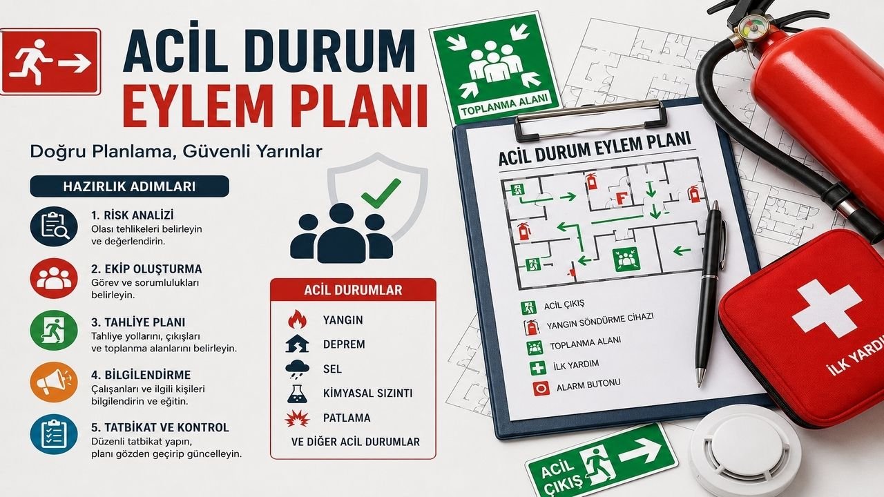 Acil Durum Eylem Planı Hazırlama Rehberi: 2026 Güncel Uygulamalar, Yasal Süreç ve Örnekler