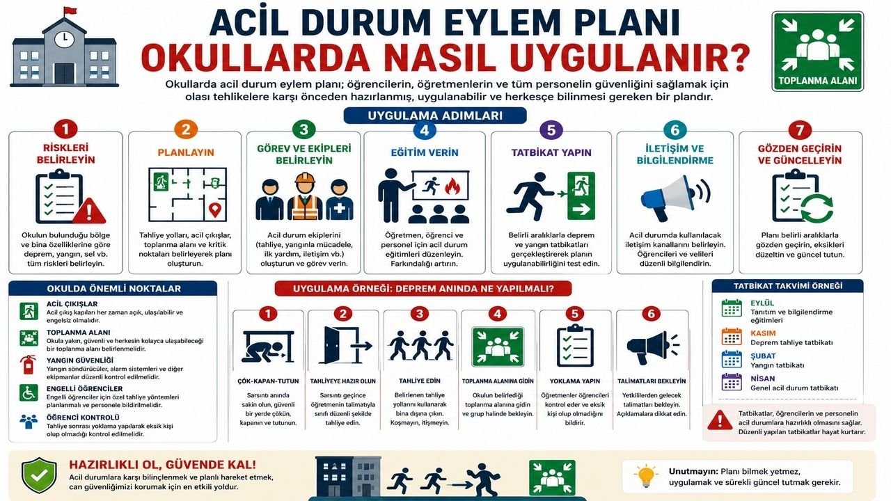 Acil Durum Eylem Planı Hazırlama Rehberi: 2026 Güncel Uygulamalar, Yasal Süreç ve Örnekler