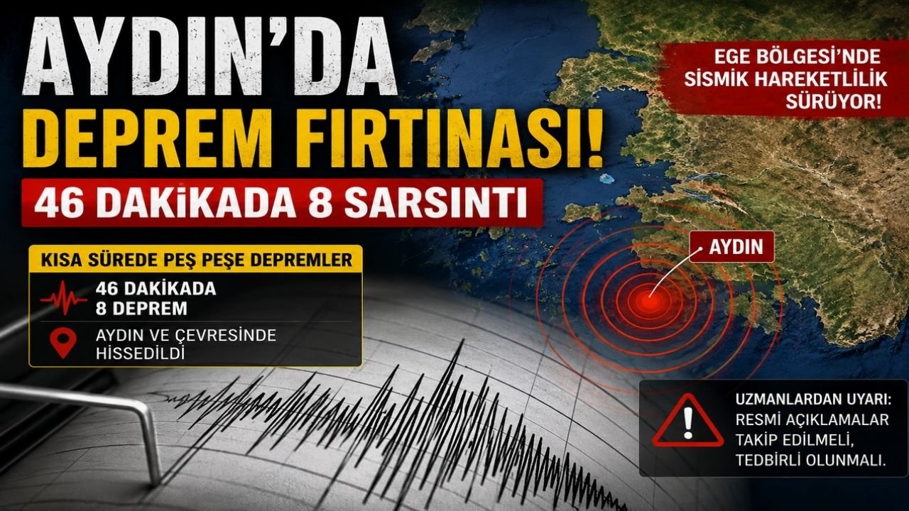 Aydın'da Deprem Fırtınası