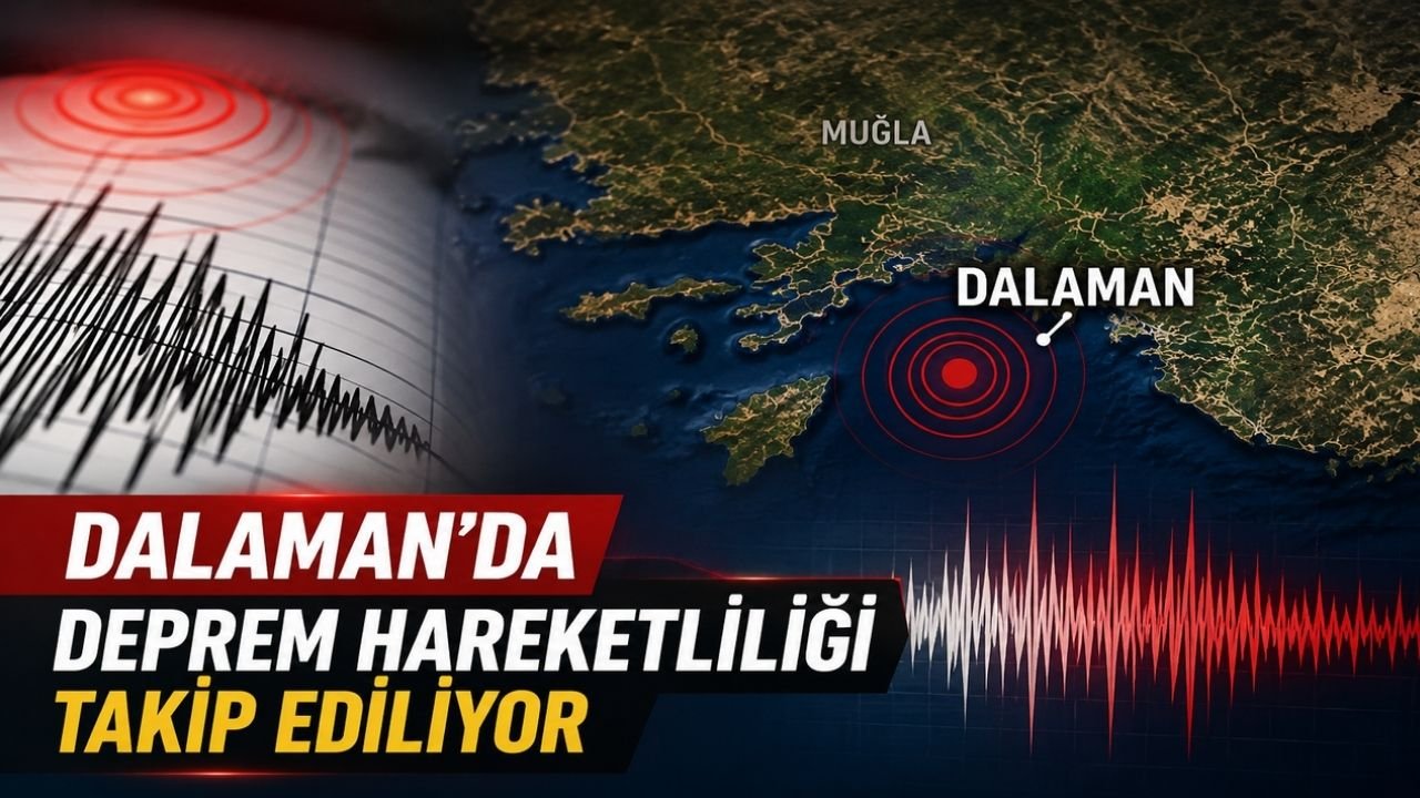 Dalaman Açıklarında 3.5 Büyüklüğünde Deprem