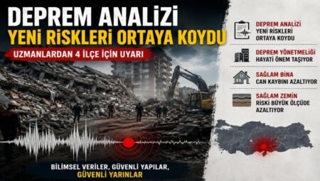 Deprem Analizi Yeni Riskleri Ortaya Koydu: Uzmanlar Dört İlçe için Uyarıda Bulundu