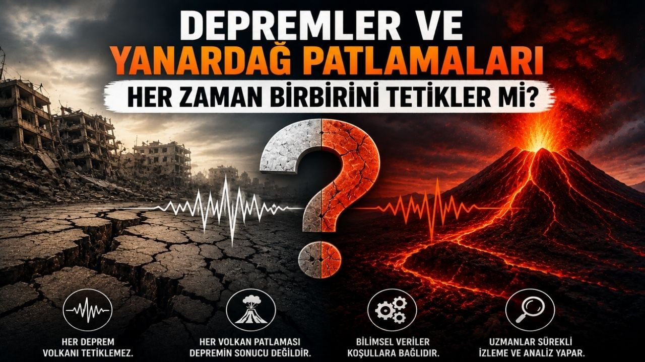 Depremler ve Yanardağ Patlamaları