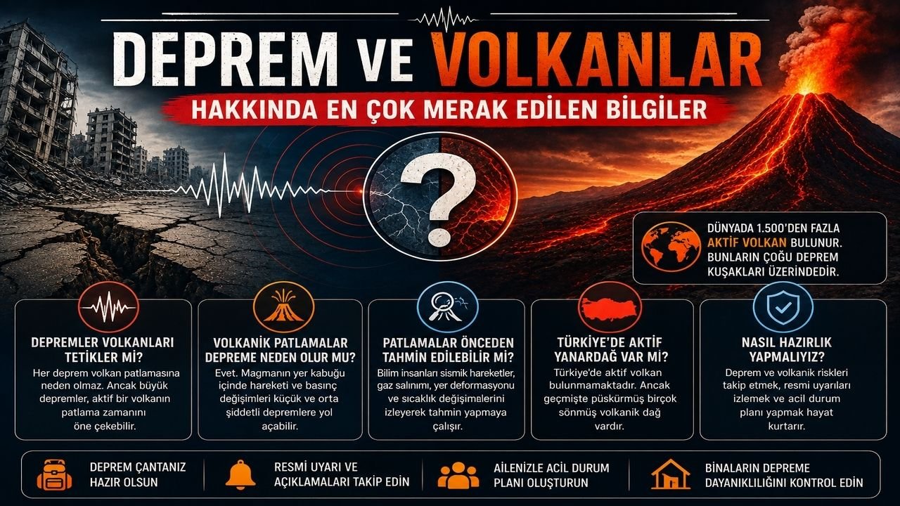 Depremler ve Yanardağ Patlamaları
