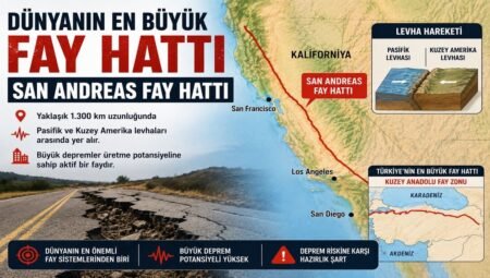 Dünyanın En Büyük Fay Hattı Hangisi? San Andreas Fay Hattı Nerede?