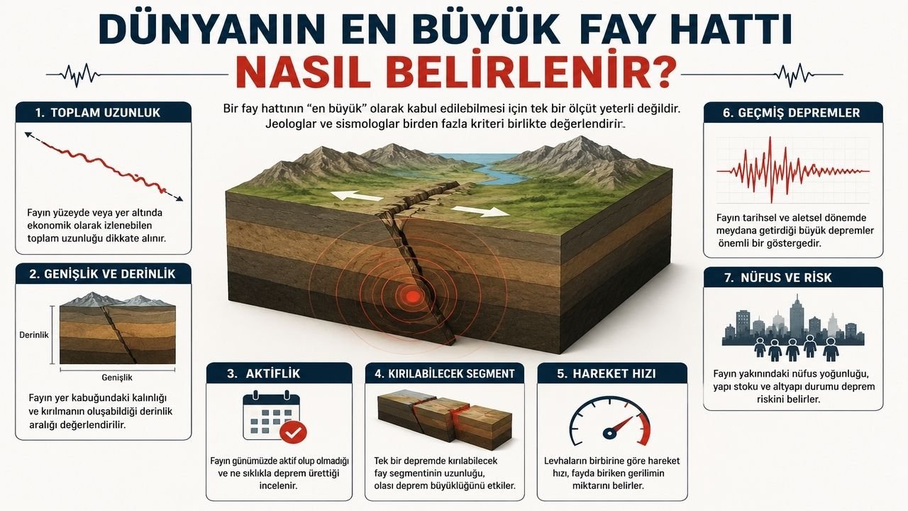 Dünyanın En Büyük Fay Hattı
